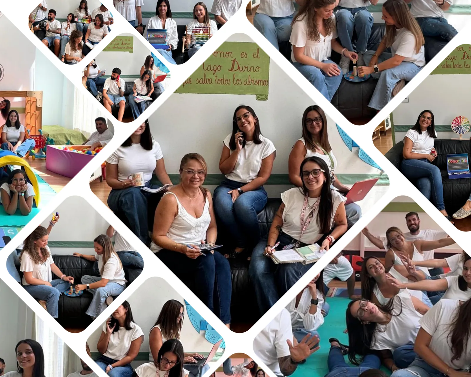 Collage del equipo de Aldis en 2026 trabajando en el centro